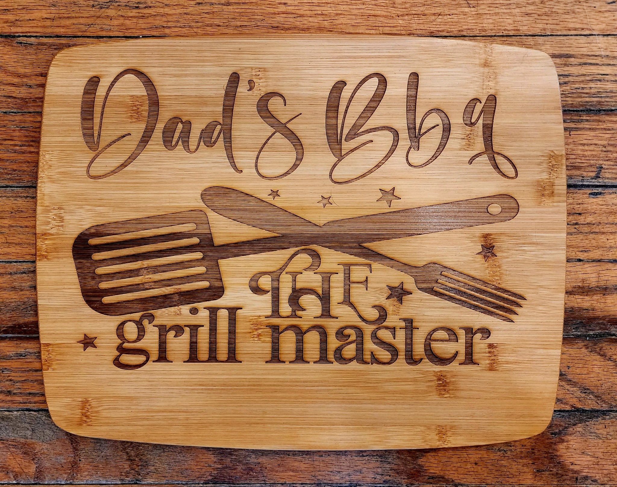 Custom Cutting Board, Laser Engraved Bamboo Cutting Board Gift, Mothers Day, Fathers Day - Fairy Wolf Creations