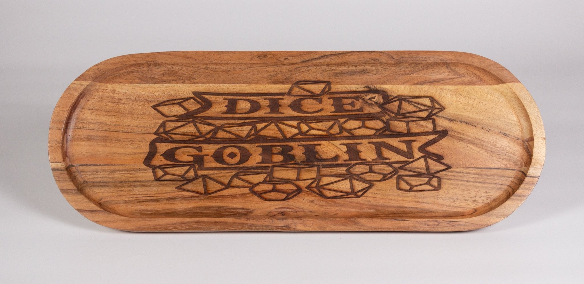 Laser Engraved Dice Tray - Dungeons and Dragons, role playing games, liars dice - Fairy Wolf Creations