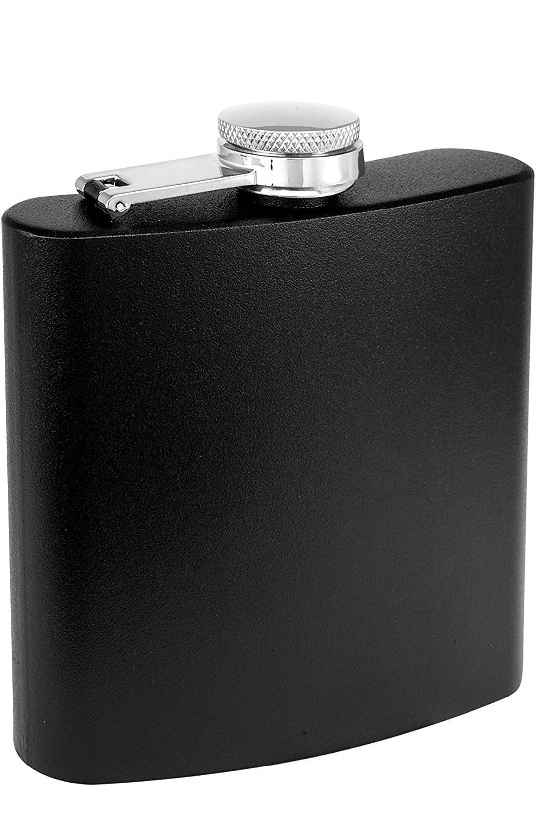 Laser Engraved Flasks - 6oz, Wedding Gift, Birthday, Mother's-Fathers Day, Insulated - Fairy Wolf Creations
