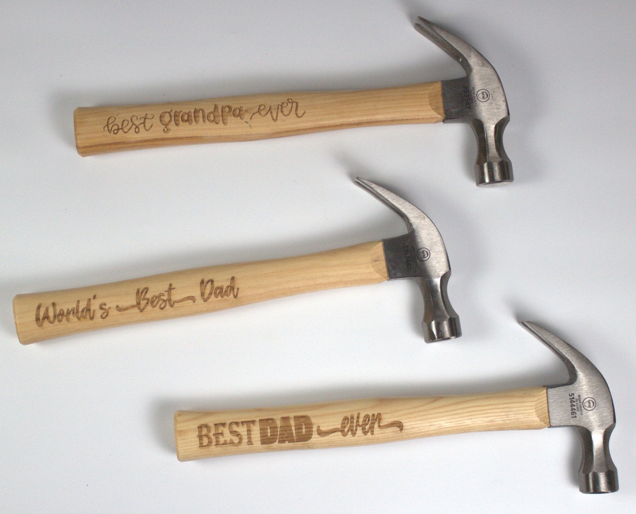 Laser Engraved Hammer - Personalized Hammer, Custom Hammer, Personalized Gift, Gift For Men, Father's Day, Anniversary, Birthday - Fairy Wolf Creations