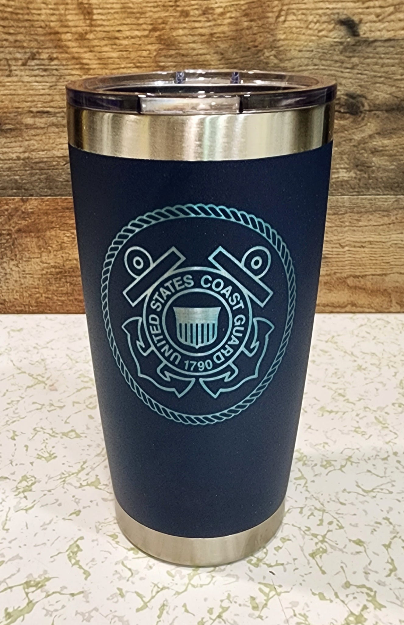 Military Engraved Tumblers - 20oz, 30oz Personalized Tumbler, Custom, Powder Coated, Wedding Gift, Birthday, Mother's - Fathers Day, Insulated - Fairy Wolf Creations